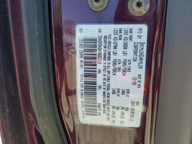 Photo 12 VIN: 2B4GP243XYR665819 - DODGE CARAVAN 