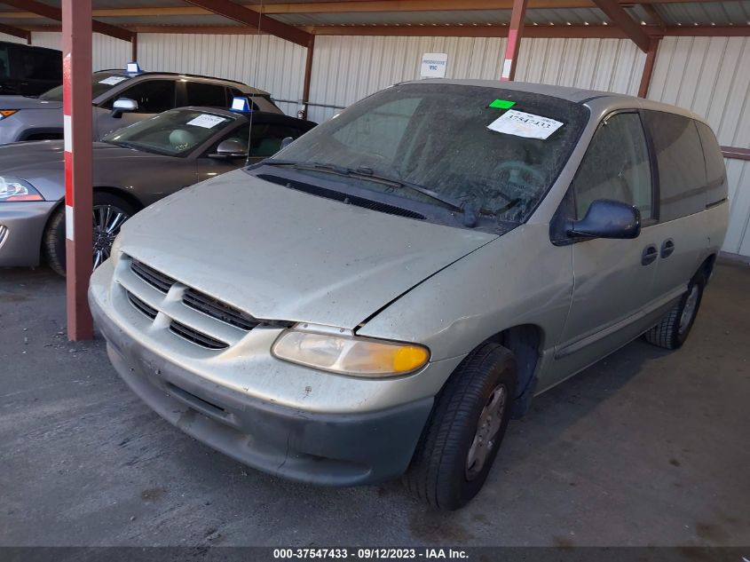 Photo 1 VIN: 2B4GP25R2YR825436 - DODGE CARAVAN 