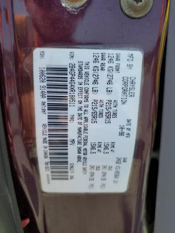 Photo 12 VIN: 2B4GP44G4XR180511 - DODGE GRAND CARA 