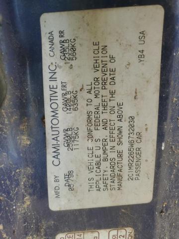 Photo 11 VIN: 2C1MR2265W6732030 - CHEVROLET METRO 