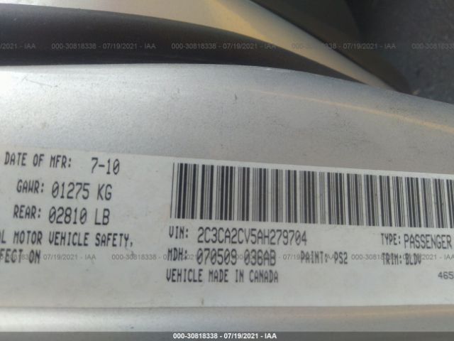 Photo 8 VIN: 2C3CA2CV5AH279704 - CHRYSLER 300 