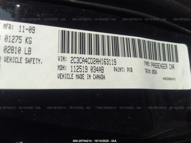 Photo 8 VIN: 2C3CA4CD2AH163119 - CHRYSLER 300 