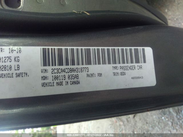 Photo 8 VIN: 2C3CA4CD8AH318773 - CHRYSLER 300 