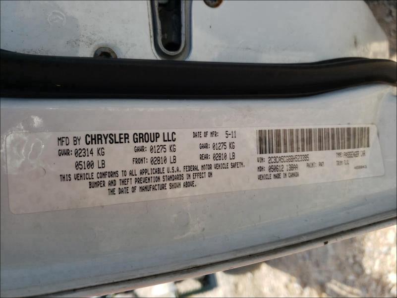 Photo 9 VIN: 2C3CA5CG6BH523395 - CHRYSLER 300 LIMITE 