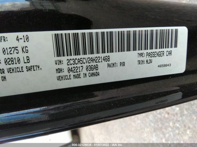 Photo 8 VIN: 2C3CA5CV2AH221468 - CHRYSLER 300 