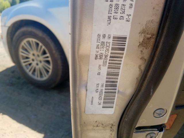 Photo 9 VIN: 2C3CA5CV3AH315553 - CHRYSLER 300 TOURIN 