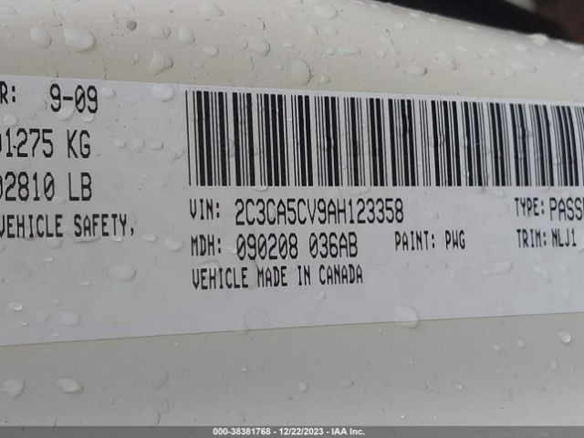 Photo 8 VIN: 2C3CA5CV9AH123358 - CHRYSLER 300 