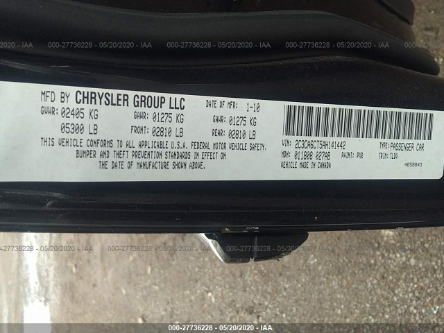 Photo 8 VIN: 2C3CA6CT5AH141442 - CHRYSLER 300 