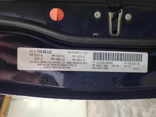 Photo 11 VIN: 2C3CCAAG1FH829240 - CHRYSLER 300 LIMITE 