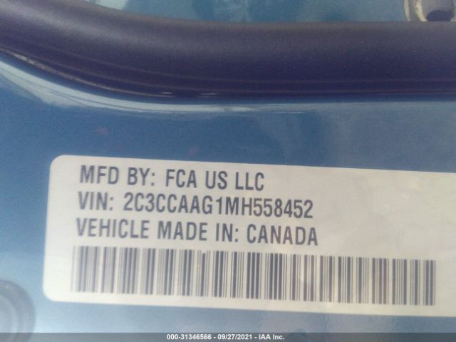 Photo 8 VIN: 2C3CCAAG1MH558452 - CHRYSLER 300 