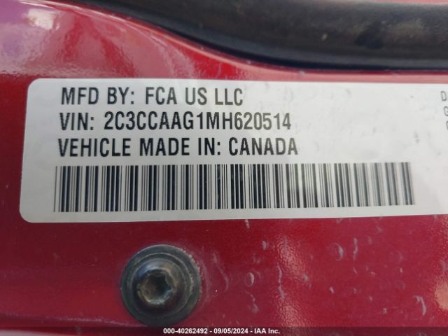 Photo 8 VIN: 2C3CCAAG1MH620514 - CHRYSLER 300 