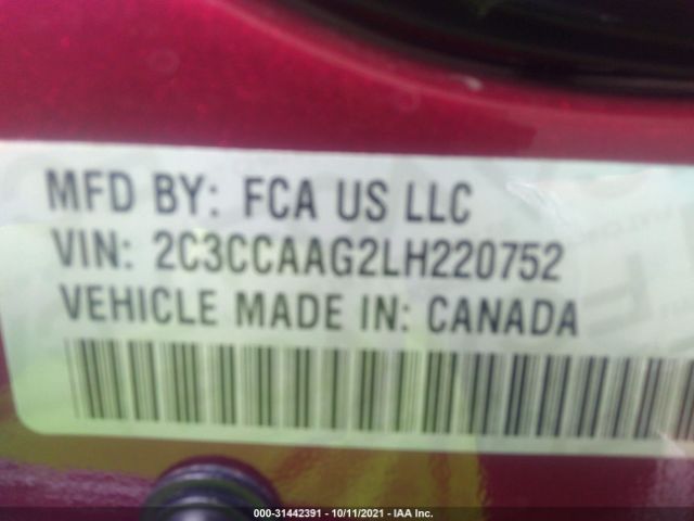 Photo 8 VIN: 2C3CCAAG2LH220752 - CHRYSLER 300 