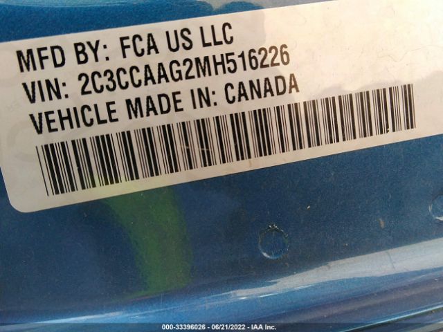 Photo 8 VIN: 2C3CCAAG2MH516226 - CHRYSLER 300 