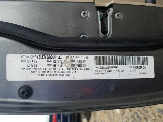 Photo 9 VIN: 2C3CCAAG3CH202695 - CHRYSLER 300 