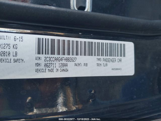 Photo 8 VIN: 2C3CCAAG4FH882627 - CHRYSLER 300 