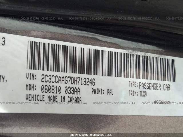 Photo 8 VIN: 2C3CCAAG7DH713246 - CHRYSLER 300 