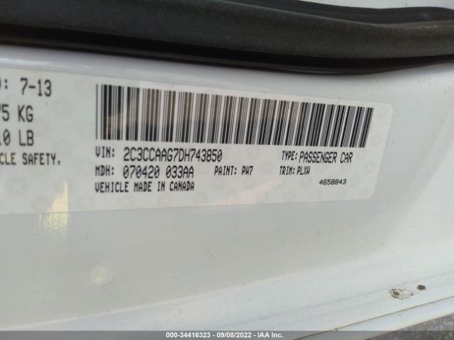 Photo 8 VIN: 2C3CCAAG7DH743850 - CHRYSLER 300 