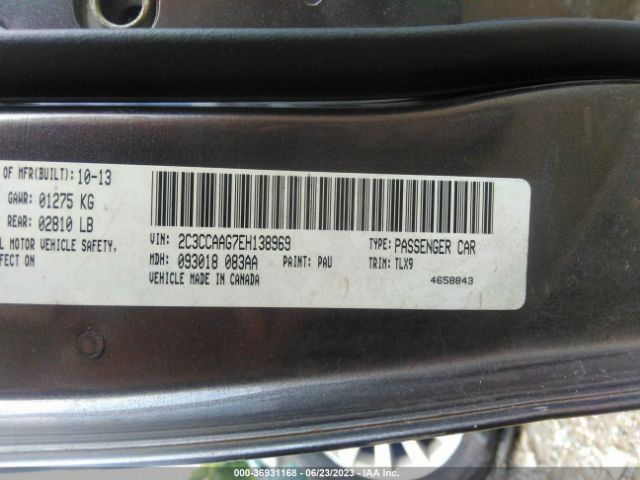 Photo 8 VIN: 2C3CCAAG7EH138969 - CHRYSLER 300 