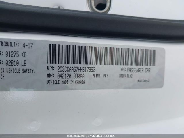 Photo 8 VIN: 2C3CCAAG7HH617882 - CHRYSLER 300 