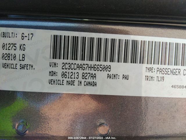 Photo 8 VIN: 2C3CCAAG7HH665009 - CHRYSLER 300 