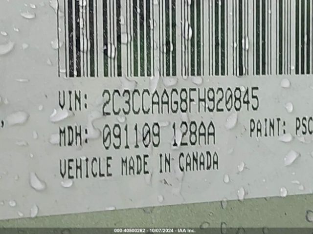 Photo 8 VIN: 2C3CCAAG8FH920845 - CHRYSLER 300 