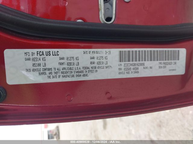 Photo 8 VIN: 2C3CCAAG8KH628896 - CHRYSLER 300 