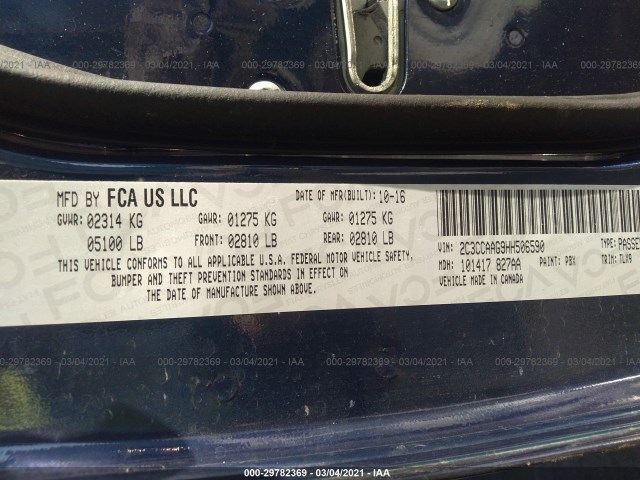 Photo 8 VIN: 2C3CCAAG9HH506590 - CHRYSLER 300 