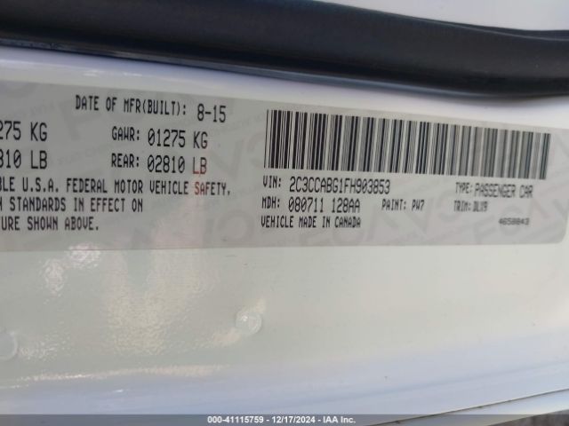 Photo 8 VIN: 2C3CCABG1FH903853 - CHRYSLER 300 