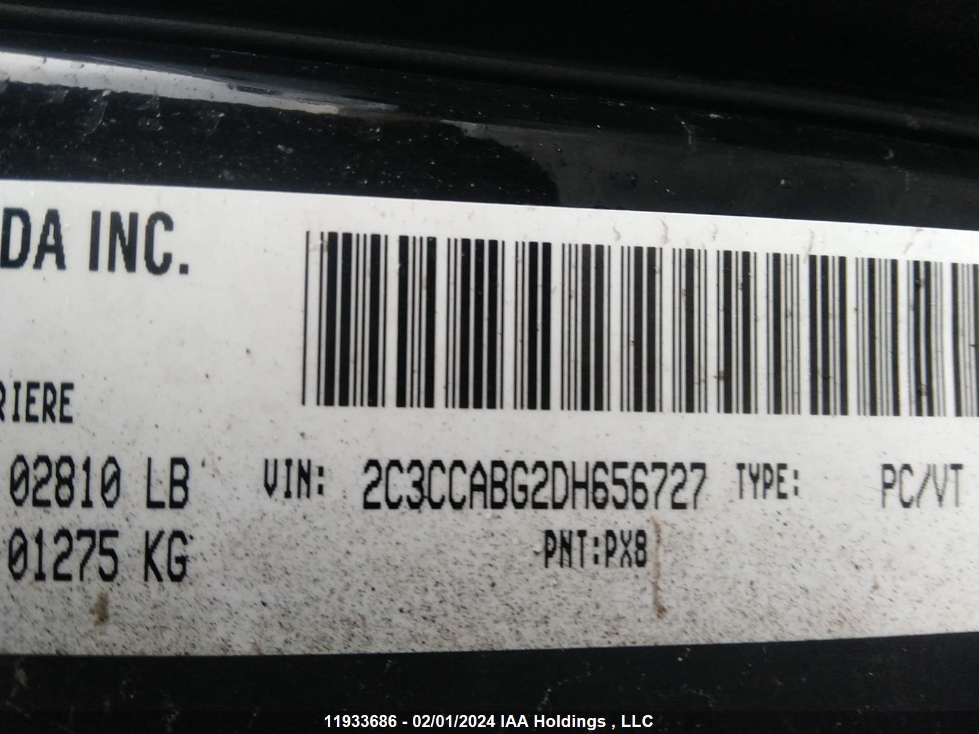 Photo 8 VIN: 2C3CCABG2DH656727 - CHRYSLER 300 