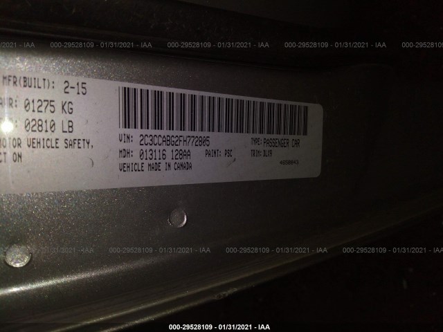 Photo 8 VIN: 2C3CCABG2FH772805 - CHRYSLER 300 