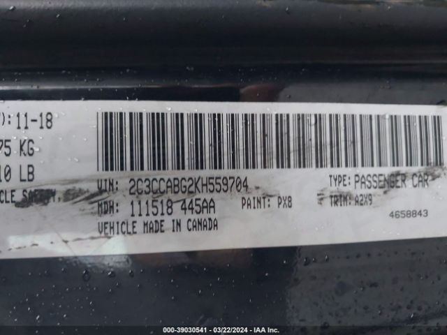 Photo 8 VIN: 2C3CCABG2KH559704 - CHRYSLER 300 