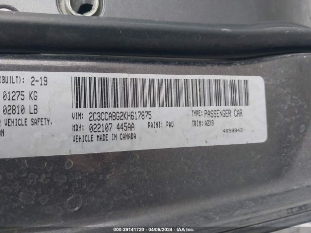 Photo 8 VIN: 2C3CCABG2KH617875 - CHRYSLER 300 