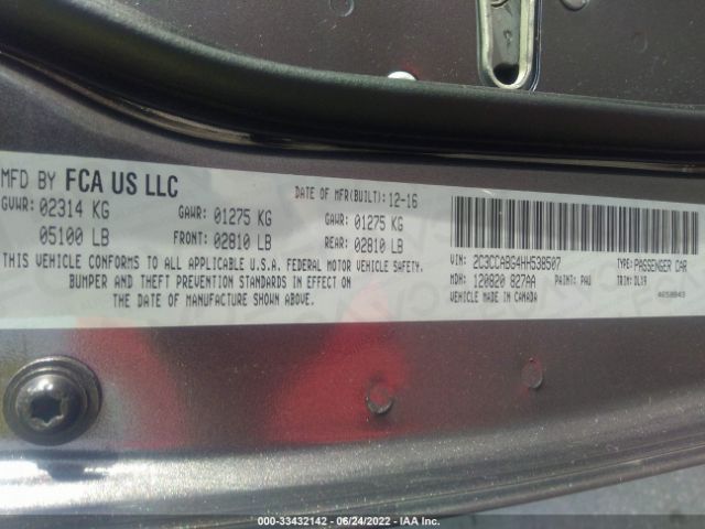 Photo 8 VIN: 2C3CCABG4HH538507 - CHRYSLER 300 