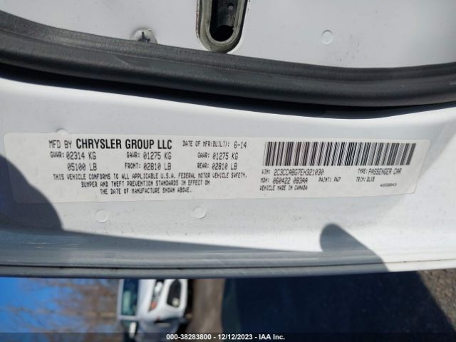 Photo 8 VIN: 2C3CCABG7EH321030 - CHRYSLER 300 