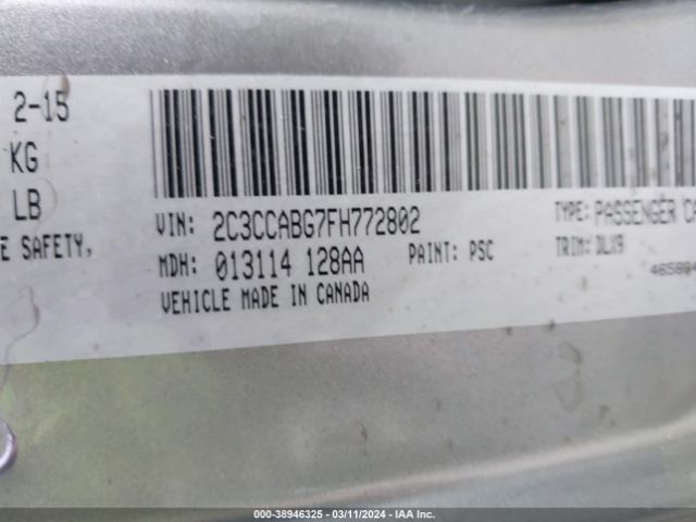 Photo 8 VIN: 2C3CCABG7FH772802 - CHRYSLER 300 