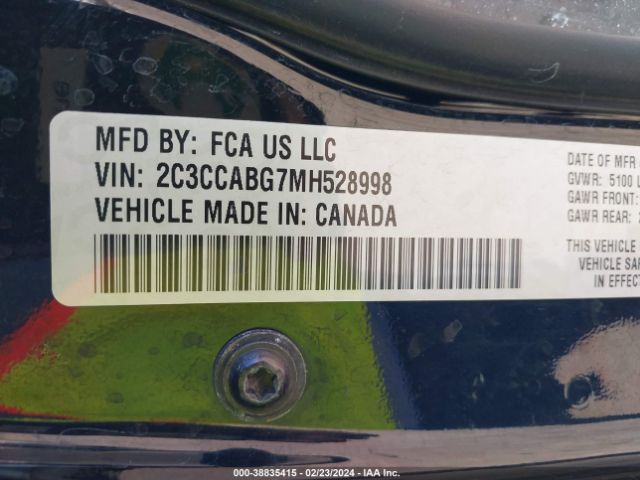 Photo 8 VIN: 2C3CCABG7MH528998 - CHRYSLER 300 