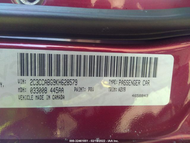 Photo 8 VIN: 2C3CCABG9KH628579 - CHRYSLER 300 