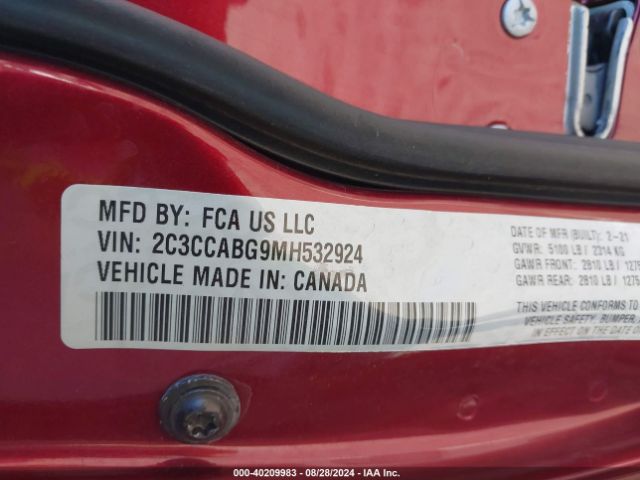 Photo 8 VIN: 2C3CCABG9MH532924 - CHRYSLER 300 