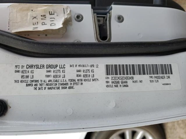 Photo 11 VIN: 2C3CCACG2CH263498 - CHRYSLER 300 LIMITE 