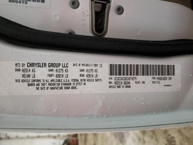 Photo 9 VIN: 2C3CCACG5CH274575 - CHRYSLER 300 LIMITE 