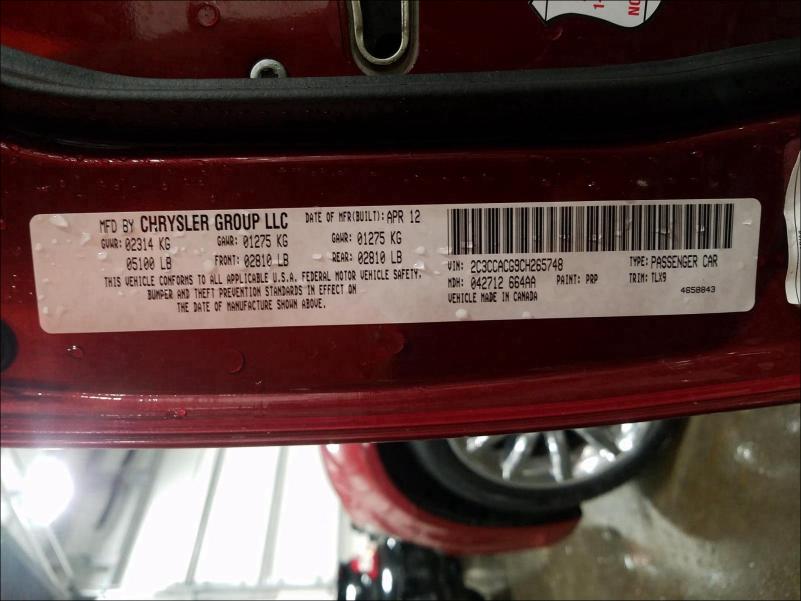 Photo 9 VIN: 2C3CCACG9CH265748 - CHRYSLER 300 LIMITE 