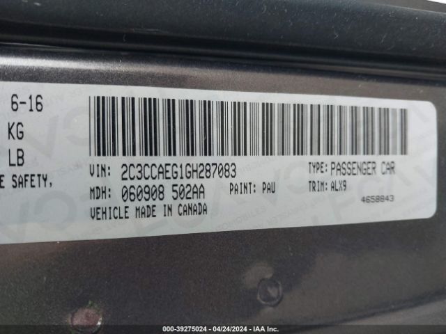 Photo 8 VIN: 2C3CCAEG1GH287083 - CHRYSLER 300C 