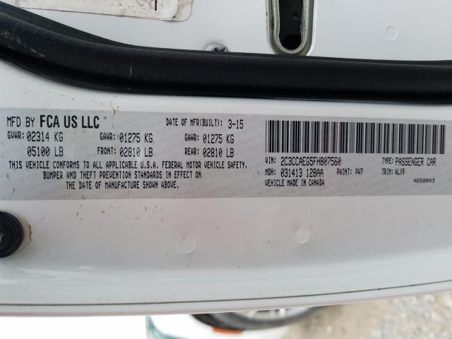 Photo 9 VIN: 2C3CCAEG5FH807560 - CHRYSLER 300C 