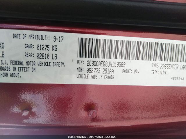 Photo 8 VIN: 2C3CCAEG8JH159589 - CHRYSLER 300 