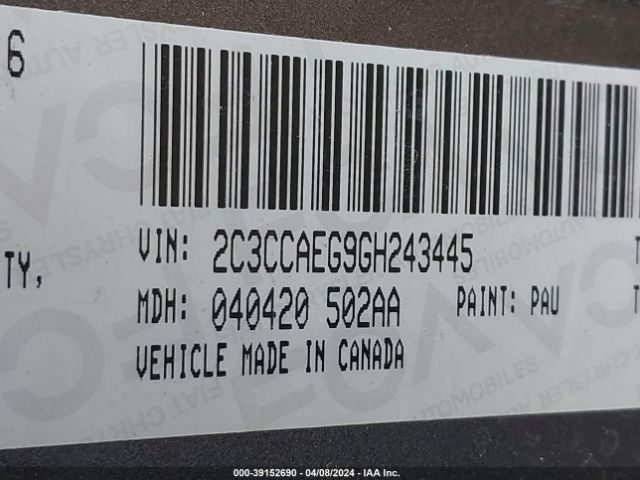 Photo 8 VIN: 2C3CCAEG9GH243445 - CHRYSLER 300C 