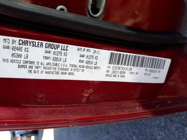 Photo 12 VIN: 2C3CCAETXCH141188 - CHRYSLER 300C 