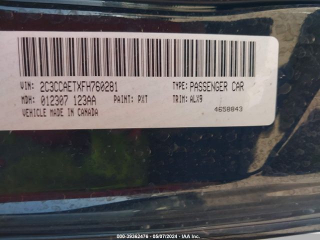 Photo 8 VIN: 2C3CCAETXFH760281 - CHRYSLER 300C 