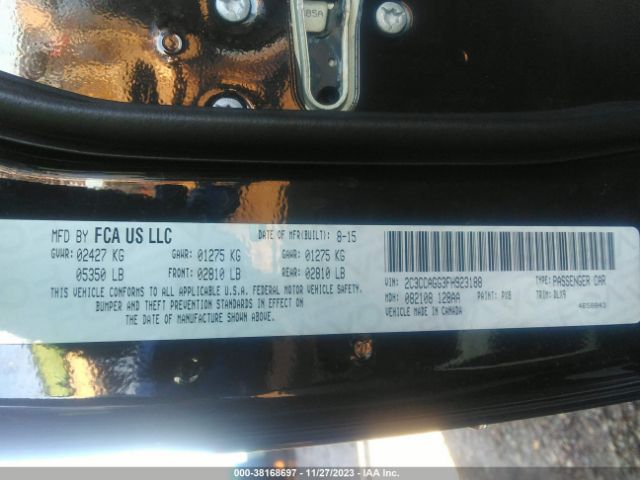 Photo 8 VIN: 2C3CCAGG3FH923188 - CHRYSLER 300 