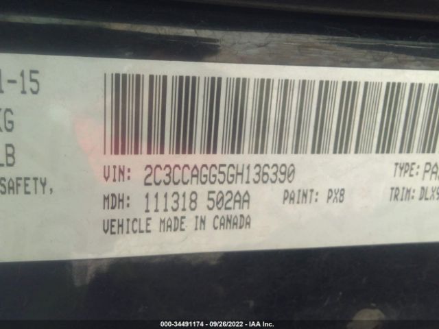 Photo 8 VIN: 2C3CCAGG5GH136390 - CHRYSLER 300 