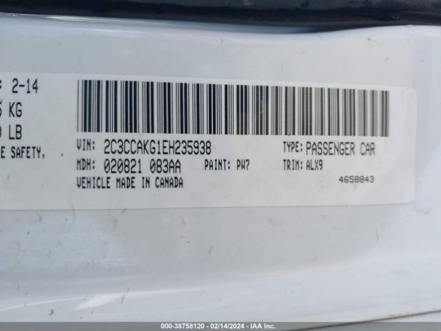 Photo 8 VIN: 2C3CCAKG1EH235938 - CHRYSLER 300C 